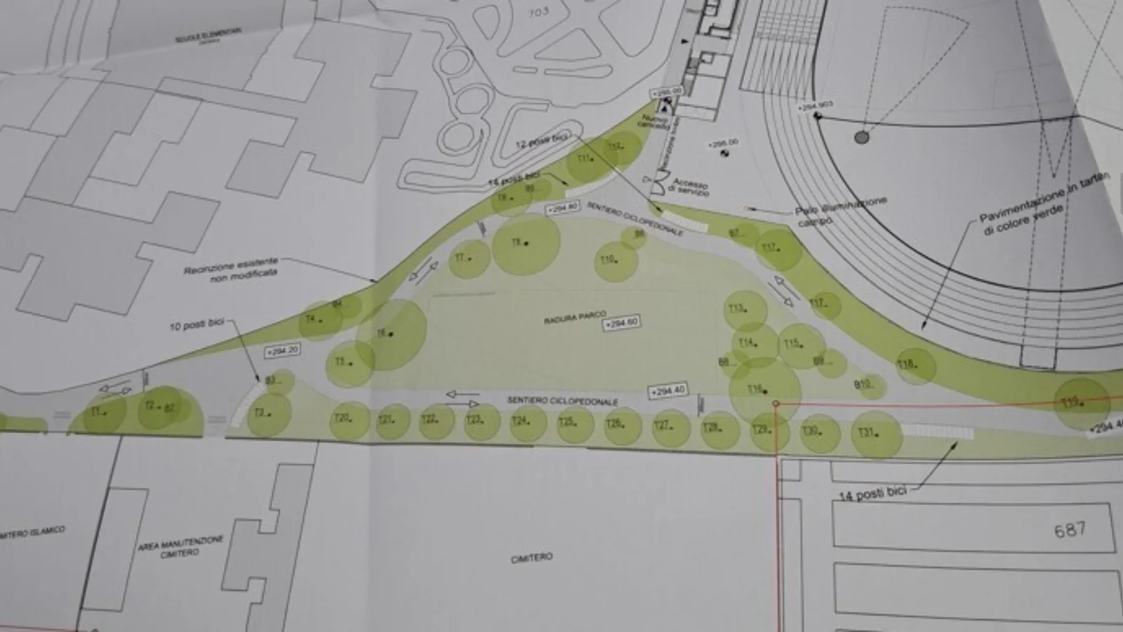 Cornaredo Sud_Parco con nuovi alberi