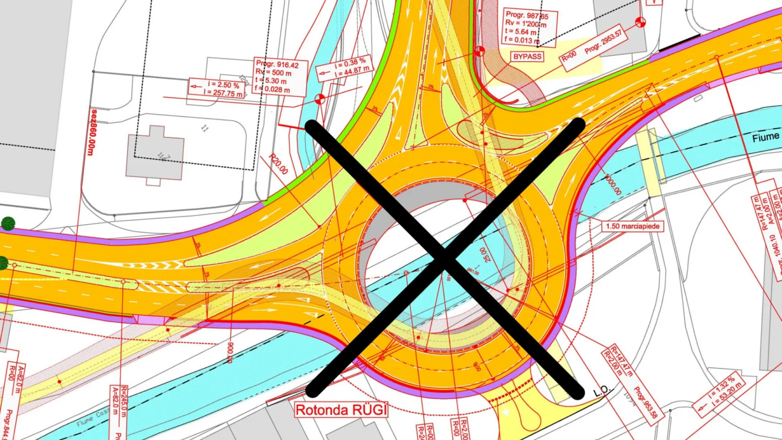 Via Sonvico-Via Ciani_Immagine rotonda sul Cassarate