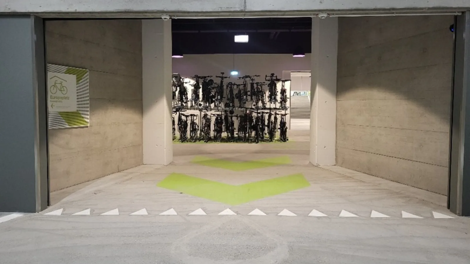 Stazione di Zurigo - Posteggio sotterraneo per le bici