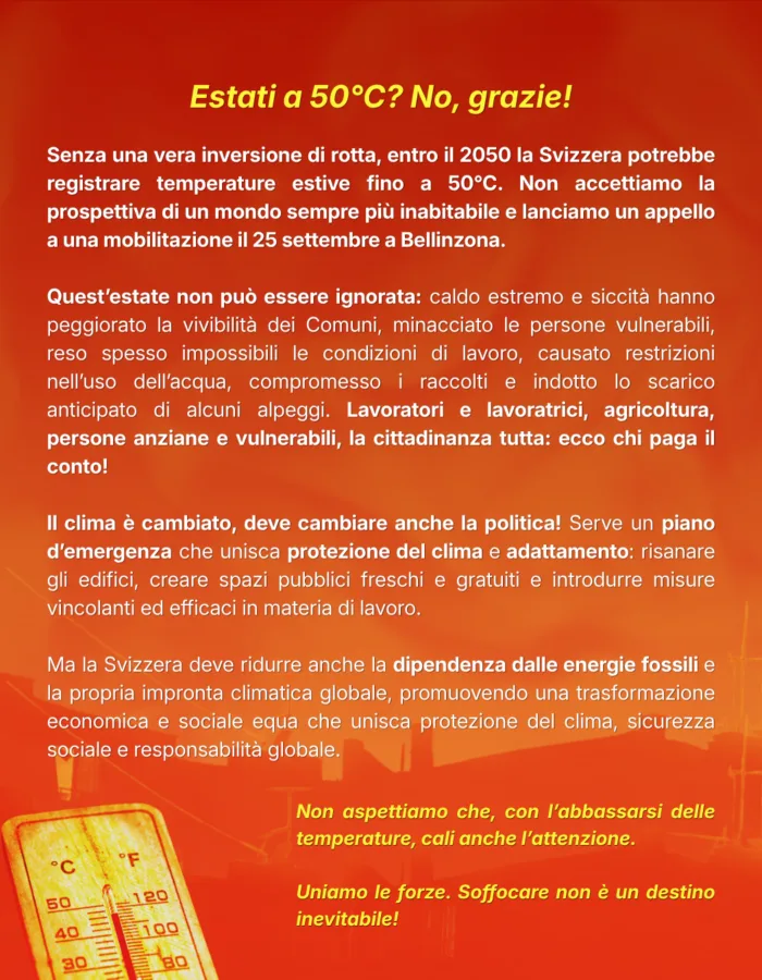 Manifestazione a Bellinzona_testo