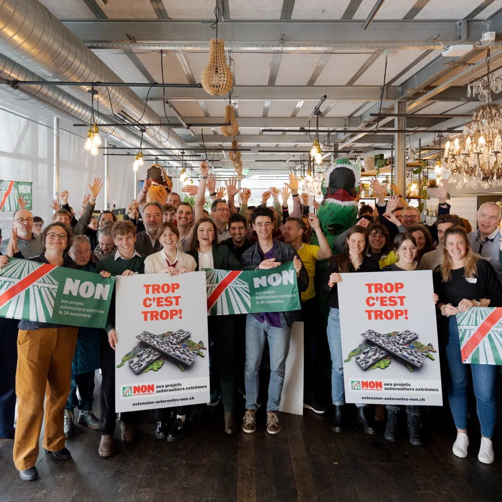 No all'ampliamento delle autostrade. Festival del voto.