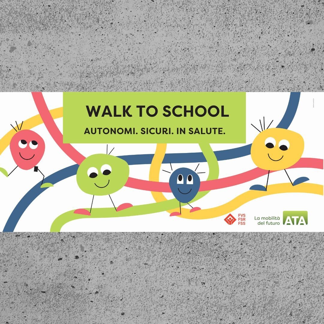 Walk to School Banderole ITA