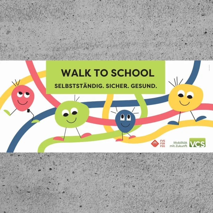 Web Bild Banderole Zu Fuss Zur Schule 3 23 d