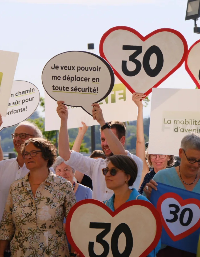 Consegna della petizione Zona 30km/h