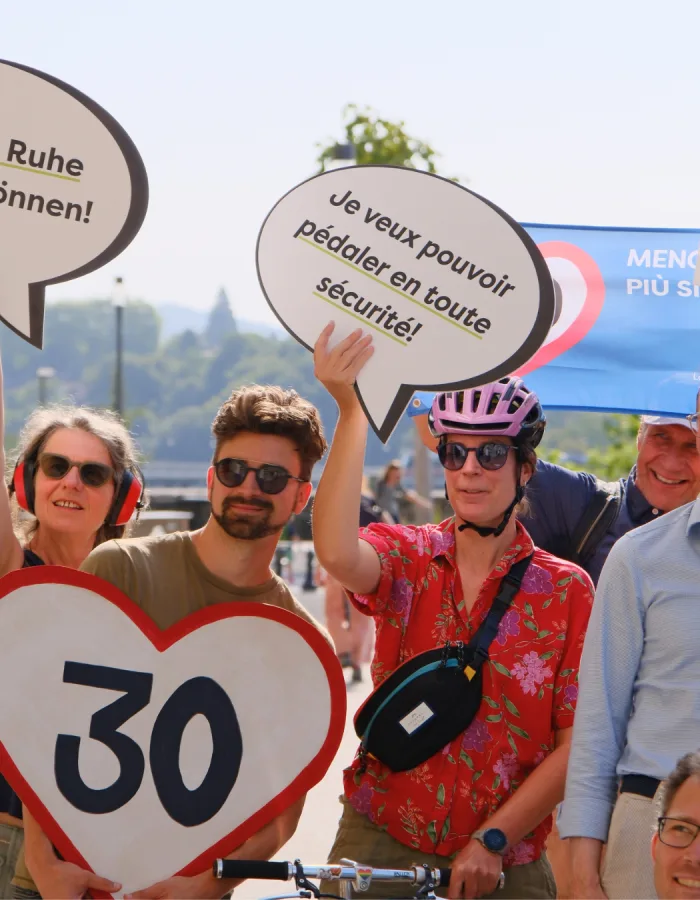 Consegna della petizione Zona 30km/h