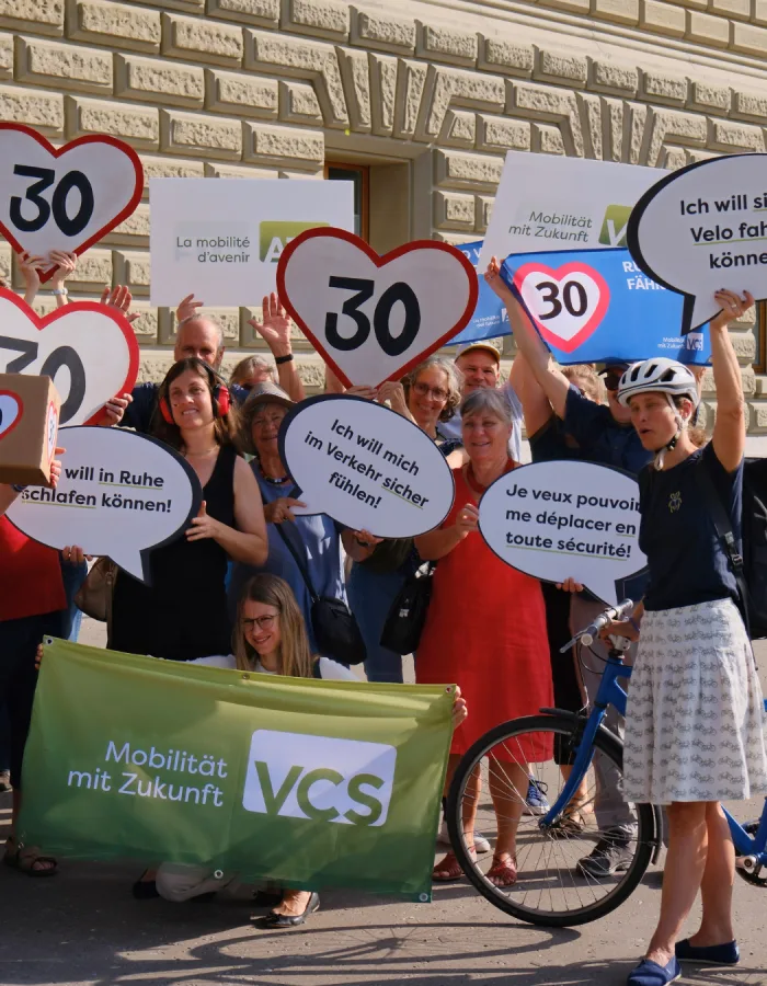 Consegna della petizione Zona 30km/h