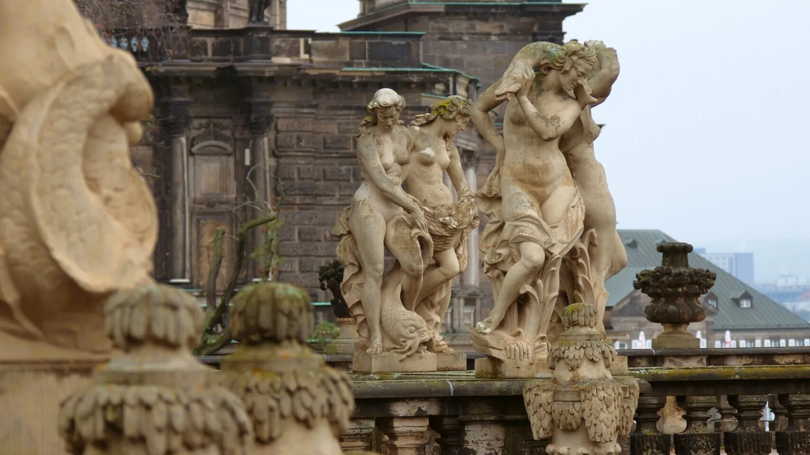 Les remparts du Zwinger Dresden