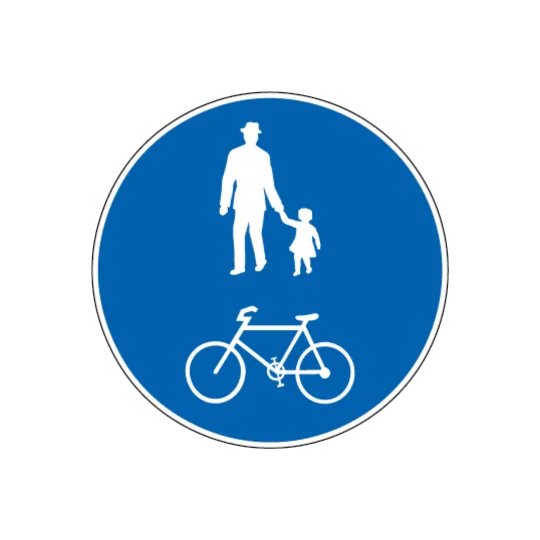 Gemeinsamer Rad- und Fussweg