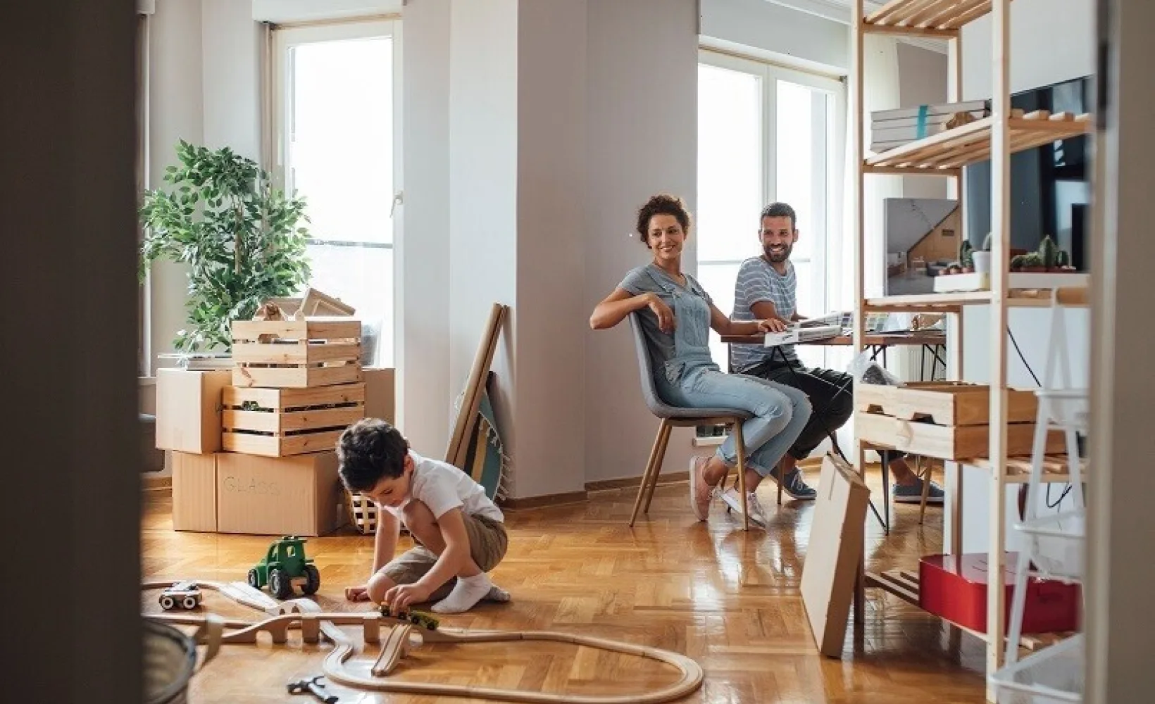 La famiglia Trasferimento Articoli per la casa Ferrovia Gioco