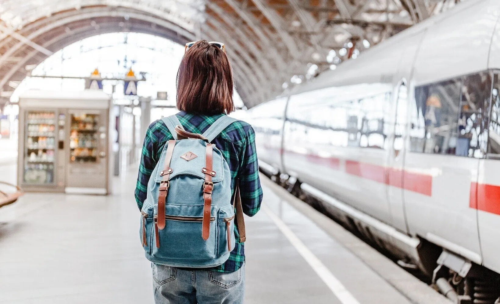 Signora Vacanze Ferrovia Piattaforma Lettera di protezione