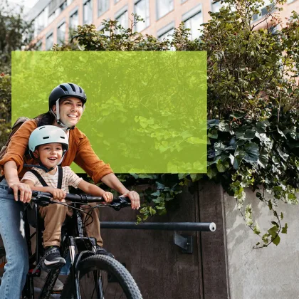 Donna  Bicicletta  Seggiolino per bambini Assicurazione biciclette