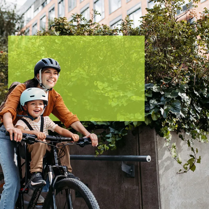 Donna  Bicicletta  Seggiolino per bambini Assicurazione biciclette